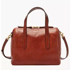 Fossil Sydney Satchel Medium Brown